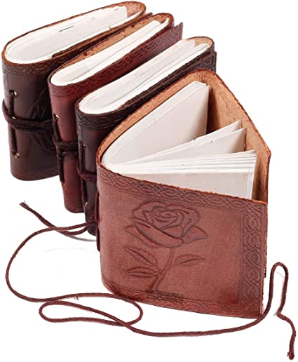 Photo 1 of 2 PCS BUNDLE
Handmade Leather Bound Book of Shadows Set of 4 Mini Scrapbook Notebook Blank Unlined Small Pocket Diary For Office||Artist|| Architect|| Personal Notes Vintage Journal for Women and Men Gift
2Pack Back Shower Bath Brushes for Wet or Dry Doub