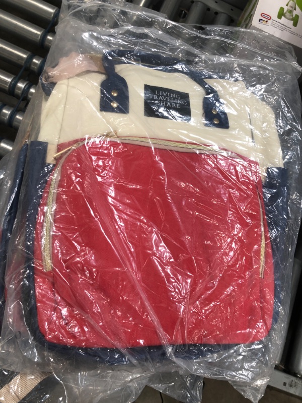 Photo 1 of INDIVIDUS Diaper Bag Backpack with Changing Station - Foldable Travel Baby Bag with Bassinet - Multifunctional Nappy Bag for Girls and Boys
