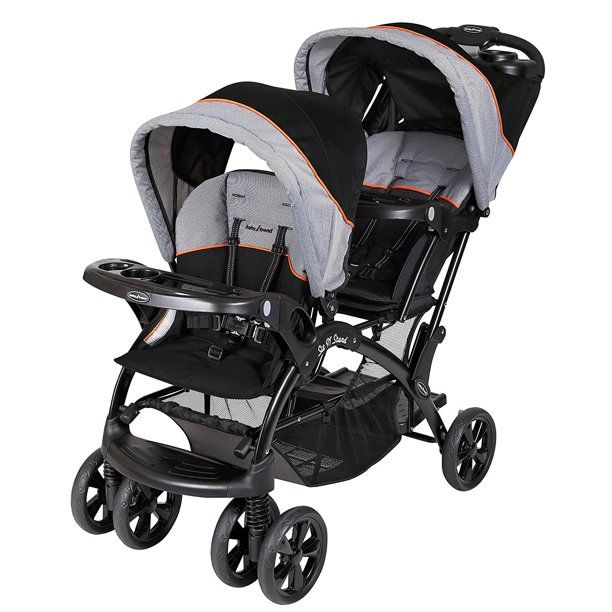 Photo 1 of Baby Trend Sit N Stand Double Stroller , Two-Tone Gray
