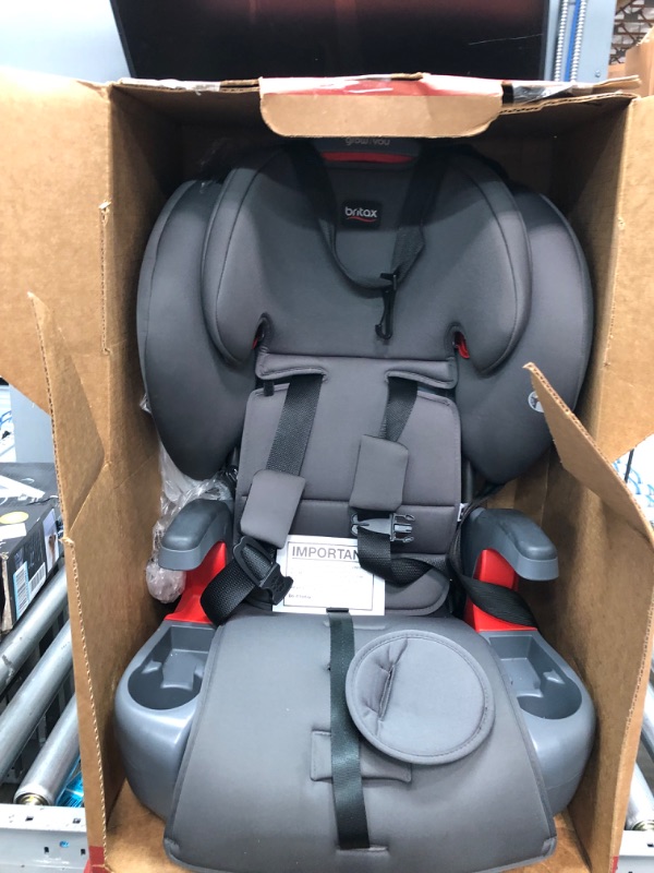 Photo 2 of Britax Grow with You Harness-2-Booster Car Seat, Pebble
