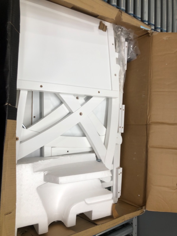 Photo 1 of Dream On Me Luna/Haven Cradle, White , 37x19x31.5 Inch (Pack of 1)

