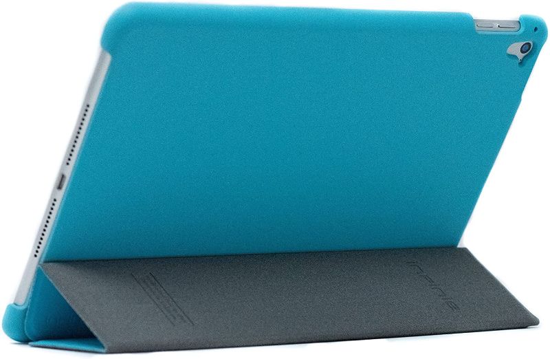 Photo 1 of Protective Slim Case for iPad Pro 9.7" (A1673/A1674/A1675) with Scratch-Resistant Lining & Magnetic Closure Auto Sleep/Wake Feature (Turquoise)