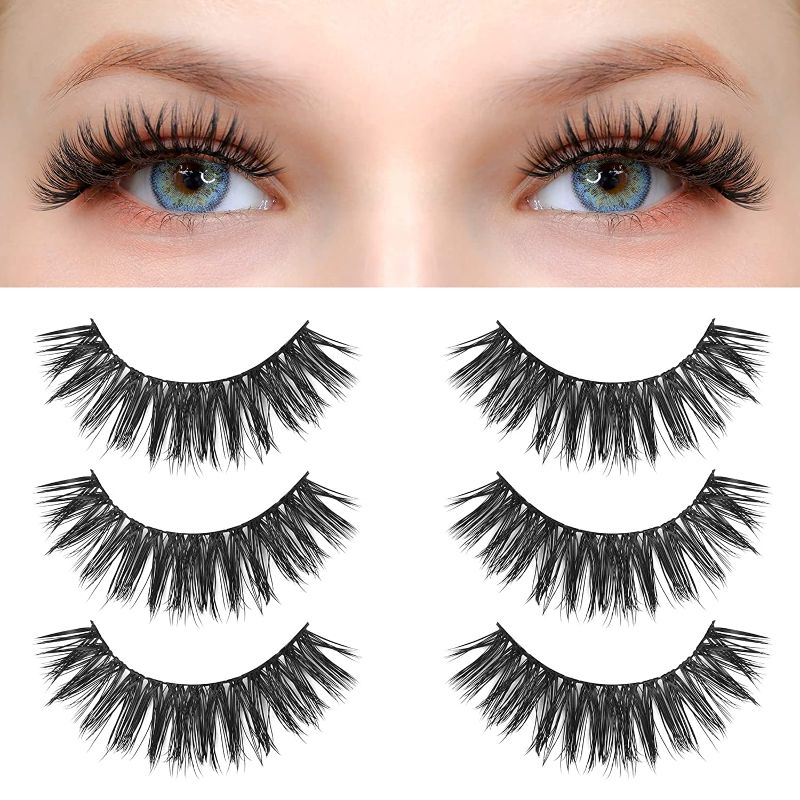 Photo 1 of BEPHOLAN 3 Pairs Faux Mink False Eyelashes (XMZ182)
