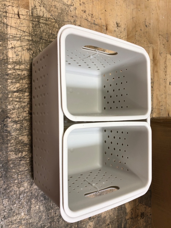 Photo 1 of 15 - 3 PACK STORAGE BINS 