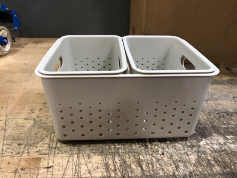 Photo 1 of 15 - 3 PACK STORAGE BINS 