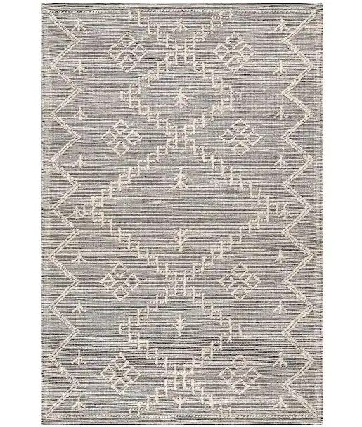 Photo 1 of 3X5 Moroccan Julianne Jute Beige 6 ft. x 9 ft. Indoor Area Rug
