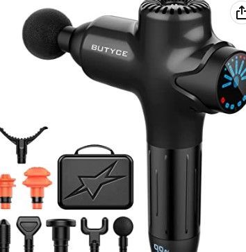 Photo 1 of Massage Gun Deep Tissue Massager, Percussion Massage Gun for Athlete, Super Quiet Portable Electric Sport Massager, Massage Gun Deep Tissue of Y8 Pro Max (Black)
