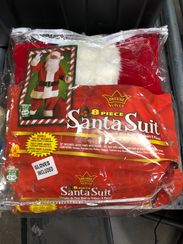 Photo 1 of Deluxe Velvet Santa Suit Adult Costume