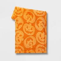 Photo 1 of 2 PACK - Pumpkin Printed Plush Throw Blanket Orange - Hyde & EEK! Boutique™

