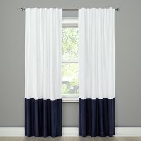 Photo 1 of 1pc Blackout Color Block Window Curtain Panel - Project 62™

