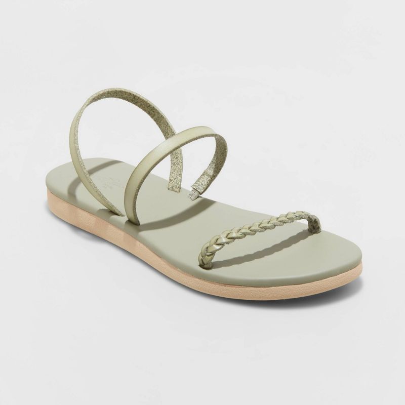 Photo 1 of SIZE:6.5 - Women's Tommie Triple Strap Sandals - Universal Thread™
