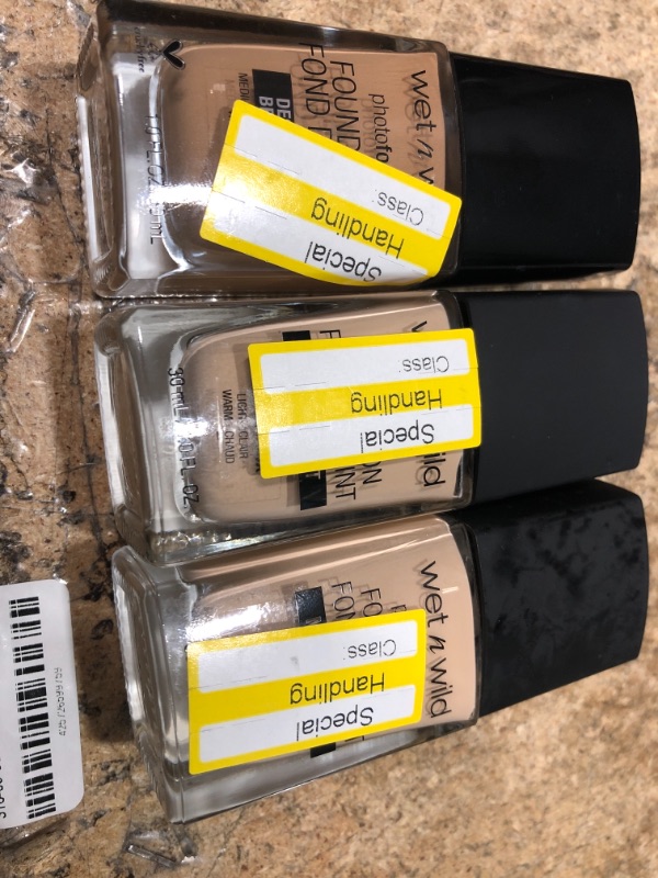 Photo 2 of 3 PACK ASSORTED Wet n Wild Photo Focus Dewy Foundation - 1 fl oz
