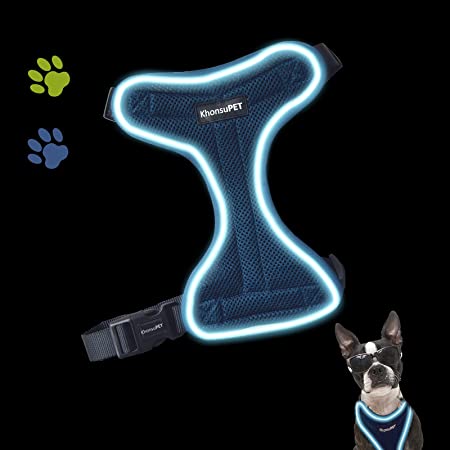 Photo 1 of Dog Harness Pet No Pull Harness with 2 Leash Clips Adjustable Soft Padded Dog Vest Reflective Easy Control Harness Medium Factory Outlet
