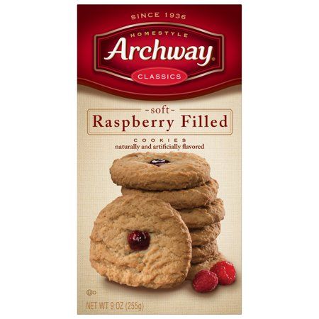 Photo 1 of 9 Packs of Archway Classics Cookies, Soft, Raspberry Filled, Homestyle - 9 oz