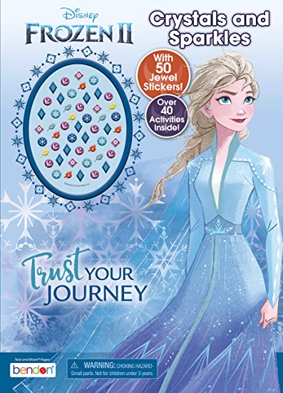 Photo 1 of 3 Sets of Disney Frozen 2 48-Page Activity Book with 50 Jewel Stickers 45822,Multicolor
