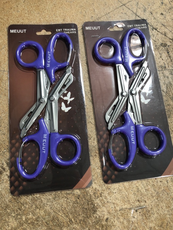 Photo 1 of 2 Packs of MEUUT 2 Pcs Medical Scissors Trauma Shears - 8 Inch