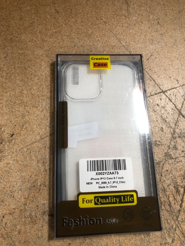 Photo 1 of COOLQO Compatible for iPhone 12 Pro Max Case 6.7 Inch, and [2 x Tempered Glass Screen Protector] Clear 360 Full Body Coverage Silicone Protective 13 ft Shockproof Phone Cover
