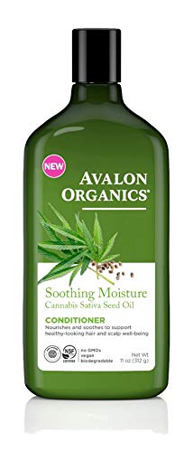 Photo 1 of Avalon Organics Natural Conditioner Soothing Moisture Cannabis Sativa Seed Oil 11 Fl Oz
