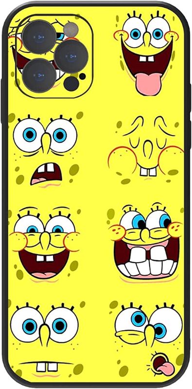 Photo 1 of Phone Protective Case Full of Hardness iPhone 12 Pro Max Case Compatible Max Case 360 Full Body Protection and Shockproof (Spongebob)
