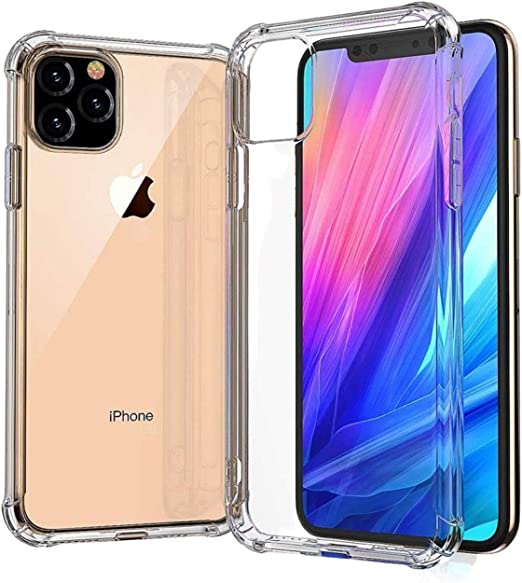 Photo 1 of Fatcat Crystal Clear Shockproof Flexible TPU Transparent Case -Military Grade Anti-Scratch Anti-Yellowing Case-Crystal Clear Case for only iPhone 11 Pro Max (6.5 Inch) 2019 (11 Pro Max)
