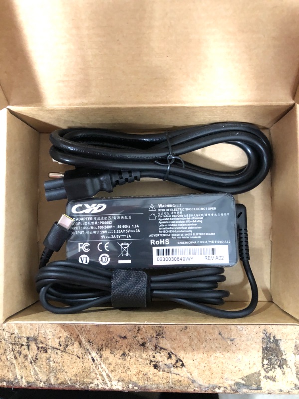 Photo 1 of CYD USB TYPE-C power fast notebook charger adapter