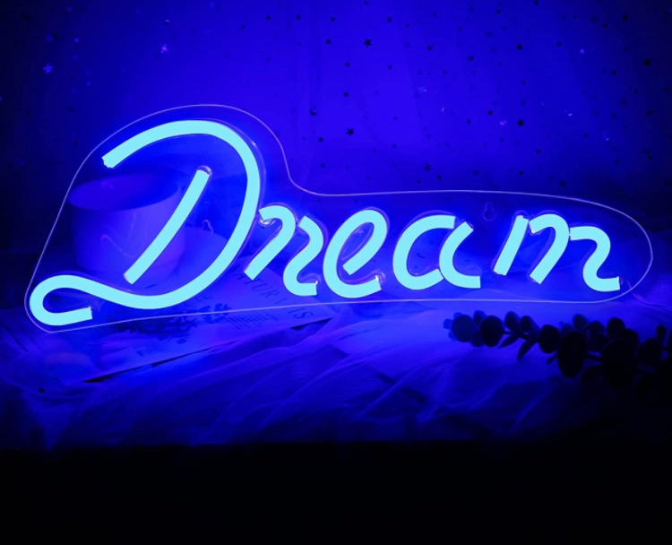 Photo 1 of Dream Neon Signs for Wall Decor Dream Neon Lights for Bedroom Living Room Kids Game Room Bar Party Wedding Christmas Decor