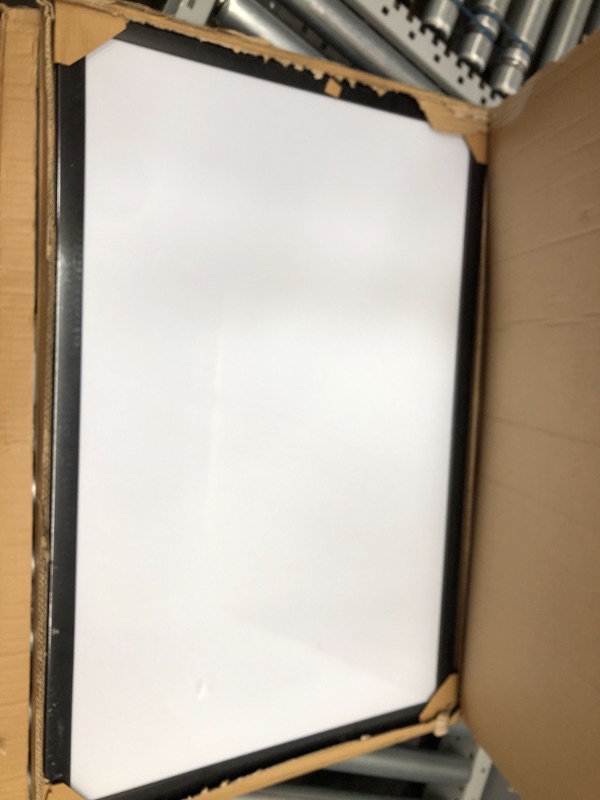 Photo 2 of U Brands Magnetic Dry-Erase Whiteboard, 24" x 36", Black MDF Frame