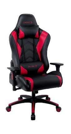 Photo 1 of Quill Brand® Emerge Vartan Bonded Leather Gaming Chair, RED/Black 