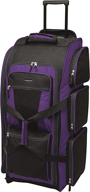 Photo 1 of (Major Damage) Travelers Club Xpedition 30 Inch Multi-Pocket Upright Rolling Duffel Bag
