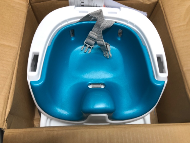 Photo 2 of ***PARTS ONLY*** Ingenuity Baby Base 2-in-1 Seat - Peacock Blue - Booster Feeding Seat