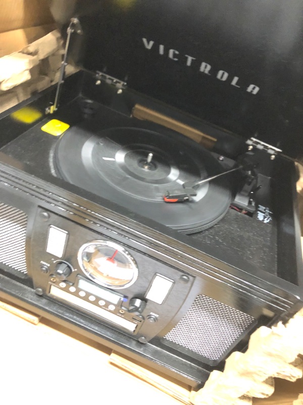 Photo 5 of Victrola 8-in-1 Bluetooth Record Player and Multimedia Center