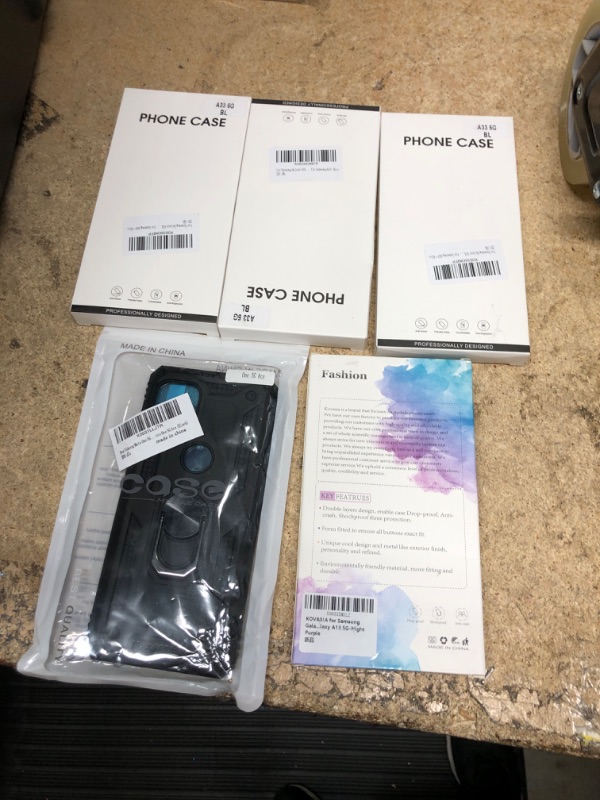 Photo 1 of 5 item Samsung Galaxy Case bundle (A33 5G, one 5G ace, A13 5G)