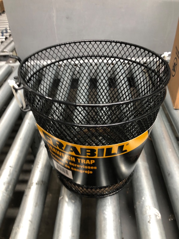 Photo 2 of Frabill Torpedo Trap - Black Crayfish Trap - 10" x 9.75" x 9" [1272]