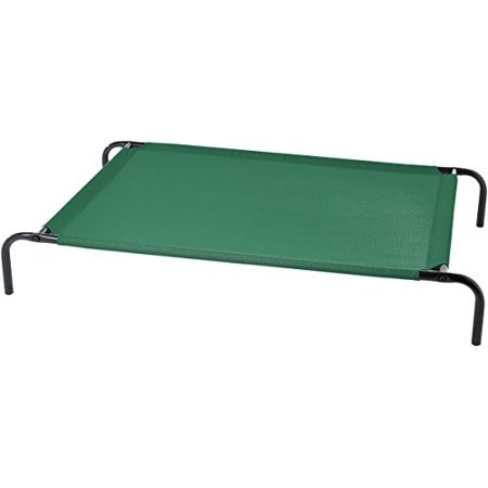 Photo 1 of Basics Cooling Elevated Pet Bed, Large (51 X 31 X 8 Inches), Green
