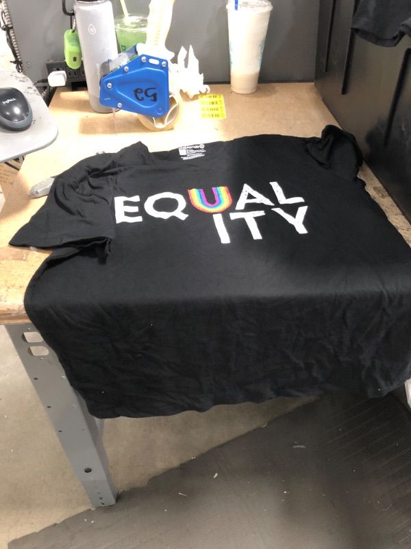 Photo 2 of Pride Adult Equality Short Sleeve T-Shirt - Black
XS