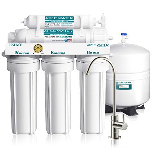Photo 1 of APEC WATER SYSTEMS ROES-50 ESSENCE SERIES TOP TIER 5-STAGE CERTIFIED ULTRA SAFE REVERSE OSMOSIS DRINKING WATER FILTER SYSTEM
