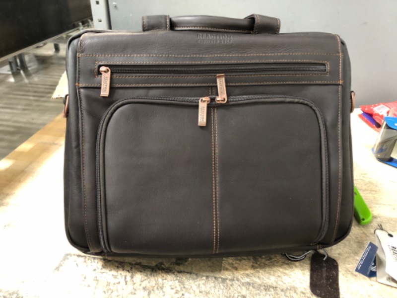 Photo 2 of 15.6" Colombian Leather Laptop Business Portfolio