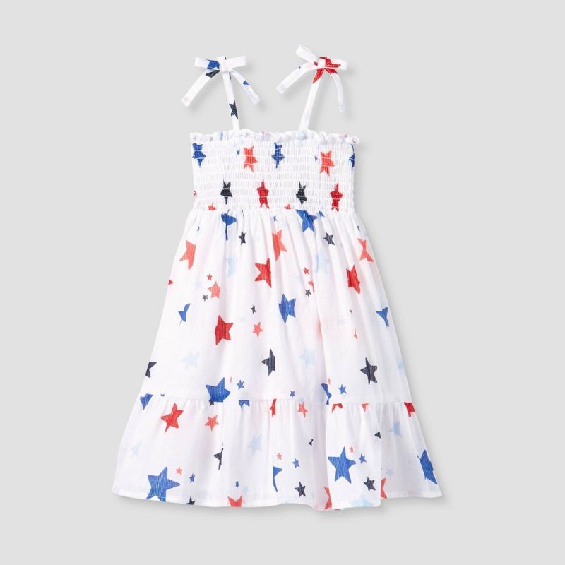 Photo 1 of bundle of 6---Toddler Girls' Stars Smocked Tank Top Dress - Cat & Jack™ Red/Blue
sizes 1/18m, 1/2t, 2/3t, 1/4t, 1/5t