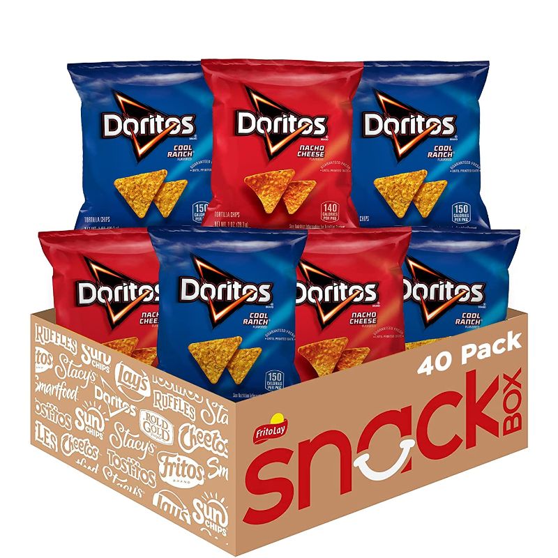 Photo 1 of 
Doritos Flavored Tortilla Chips , 40 Count (Pack of 1)
