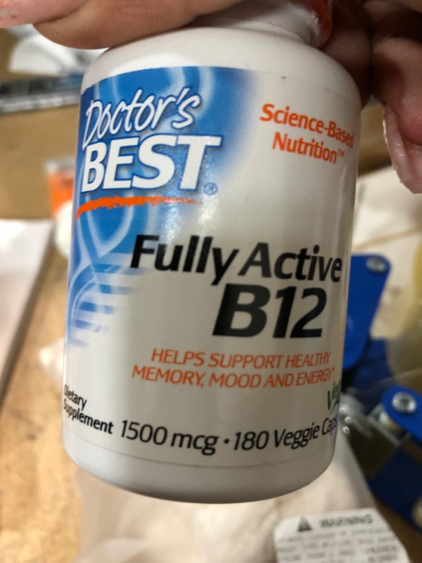 Photo 2 of Doctor's Best - Fully Active B12 1500 mcg - 180 Veggie Capsules