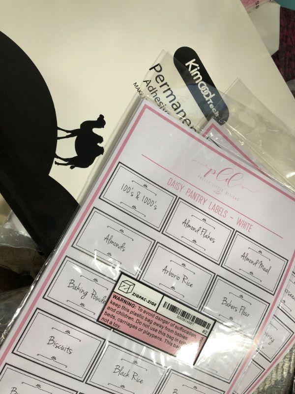 Photo 1 of 2 season labels/adhesive vinyl sheets 5