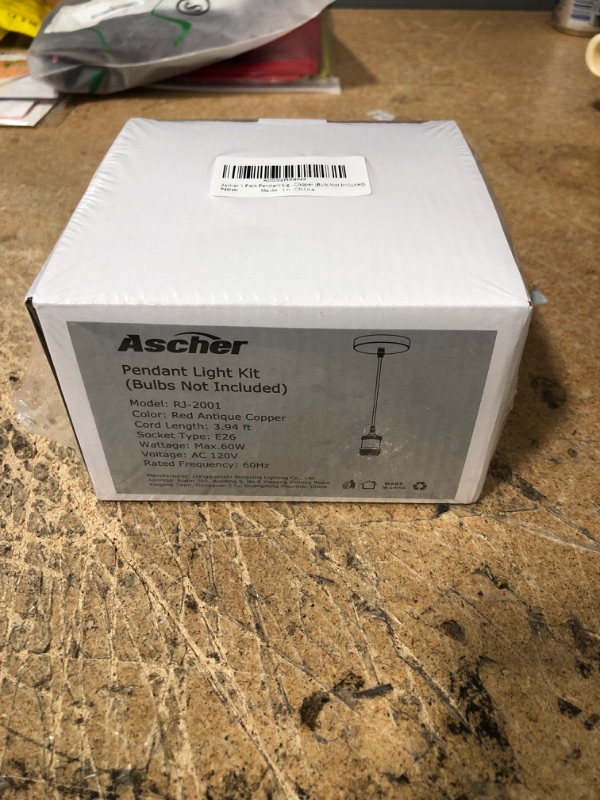 Photo 2 of Ascher 1 Pack Pendant Light Kit