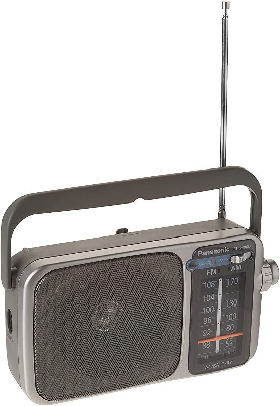 Photo 1 of Panasonic RF-2400 AM/FM Radio, Silver
