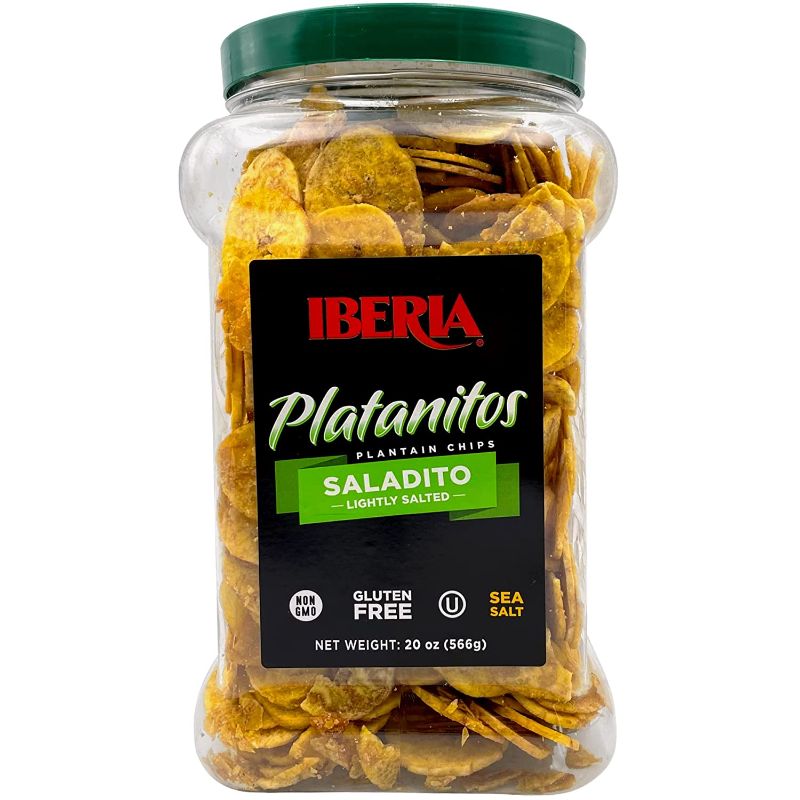 Photo 1 of (X2) Iberia Saladito Lightly Salted Plantain Chips , 20 Oz.
EX: 01/2023