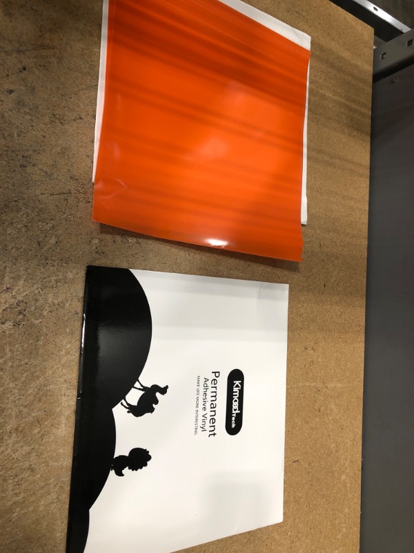 Photo 2 of (X2) HTVRONT Orange Permanent Vinyl, 12 Pack Orange Vinyl for Cricut - 10 Orange Vinyl Sheets 12" x 12" & 2 Transfer Tape Sheets for Party Decoration, Sticker, Craft Cutter, Car Decal (Glossy)
