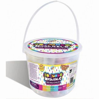 Photo 1 of (X2)  Jumbo Washable Sidewalk Chalk | Bucket Set

