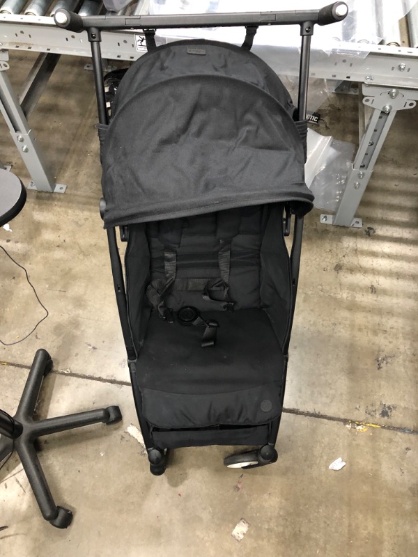 Photo 3 of Cybex Libelle Stroller UltraLightweight Stroller Small Fold Stroller Hand Luggage Compliant Compact Stroller Fits Car Seats Sold Separately Infants 6 Months+, Deep Black
