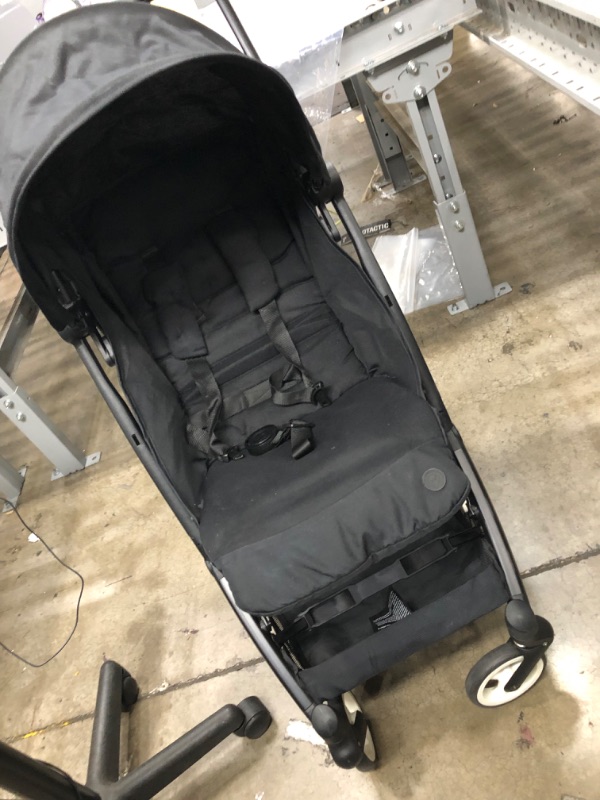 Photo 5 of Cybex Libelle Stroller UltraLightweight Stroller Small Fold Stroller Hand Luggage Compliant Compact Stroller Fits Car Seats Sold Separately Infants 6 Months+, Deep Black
