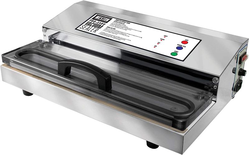 Photo 1 of ***PARTS ONLY*** Weston Brands Vacuum Sealer Machine for Food Preservation & Sous Vide, Extra-Wide Bar, Sealing Bags up to 16", 935 Watts, Commercial Grade Pro 2300 Stainless Steel
