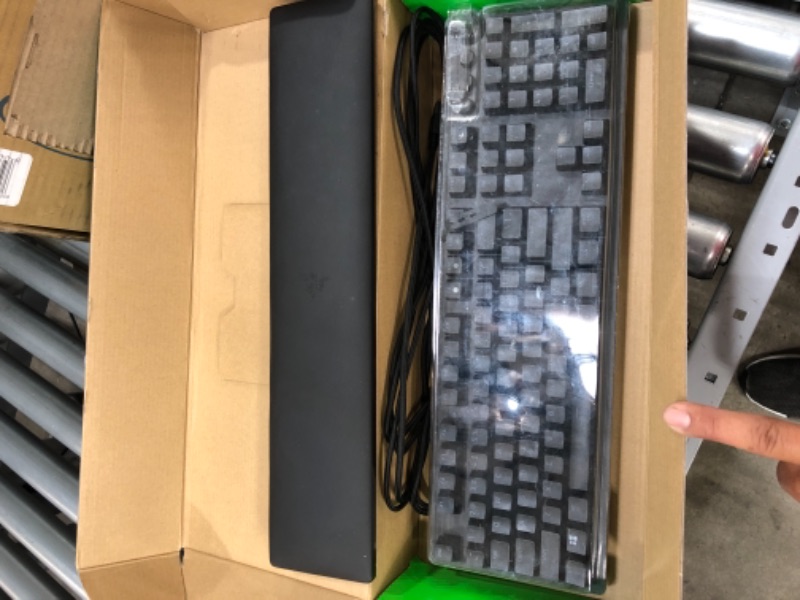 Photo 2 of Razer Huntsman V2 Analog Gaming Keyboard + Goliathus Extended Chroma Gaming Mousepad Bundle: Razer Analog Optical Switches - Classic Black
